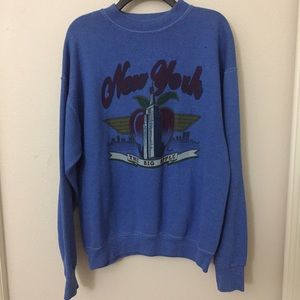 UO vintage // NWT faded NYC crew neck sweatshirt