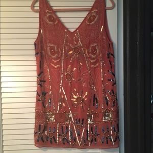 Free People Beaded party dress- size small