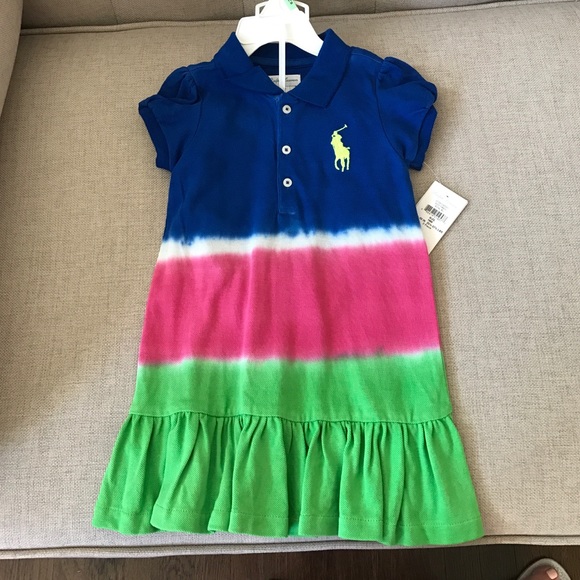 Brand new Ralph Lauren girls dress & bloomer