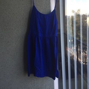 Royal blue dress