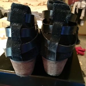 Dolce Vita black leather booties