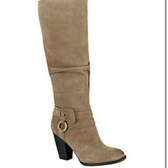 Guess Mahalan Suede Tall Boots 5.5M - Picture 1 of 4