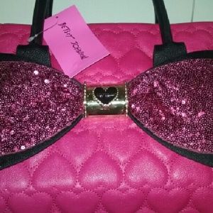 Hot Pink, Shimmer Pazzaz! Betsy Johnson Purse!!!