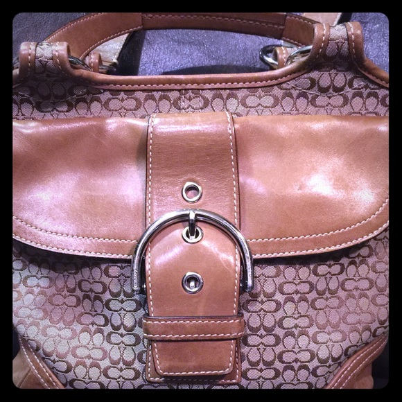 Coach khaki tote