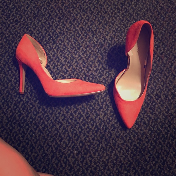 Coral merona heels. Only worn once size 8