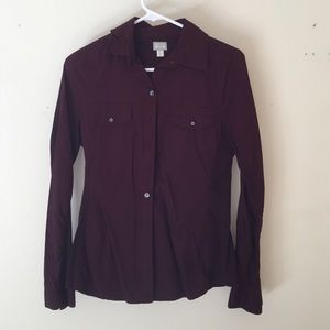 Fabulous Maroon button up