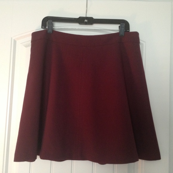 Anna Taylor loft burgundy/wine skirt
