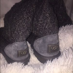 UGG Lattice Cardy Knit Boots