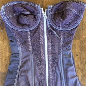 Gorgeous lavender lace corset