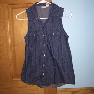 Jean tank top