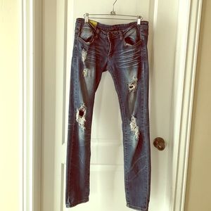 Distressed Jeans