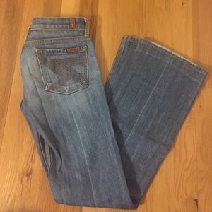 7 for all Mankind boot cut jeans