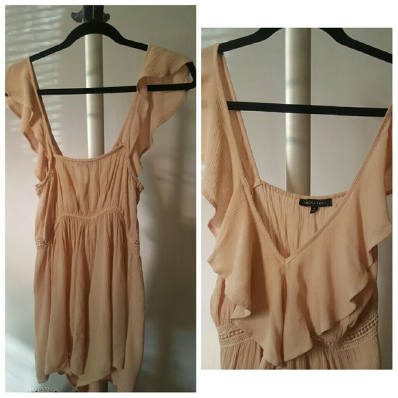 Pink/cream romper