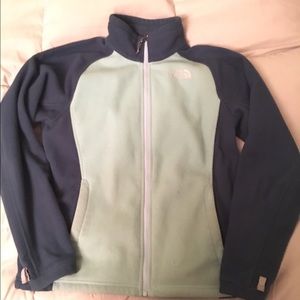 Women's Blue North Face Fleece Jacket