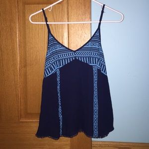 Blue tank top