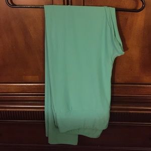 Lularoe TC turquoise leggings