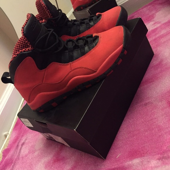 Air Jordan 10s Fusion Red
