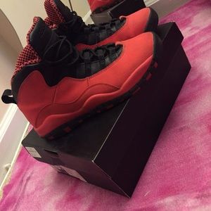 Air Jordan 10s Fusion Red