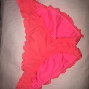 VS ruffled bikini bottoms. Lightly used