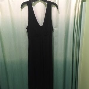 Black jersey dress