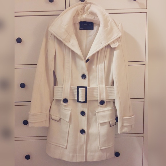 Zara Cream Coat
