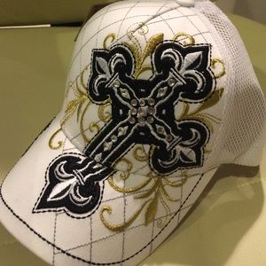 Cross trucker hat