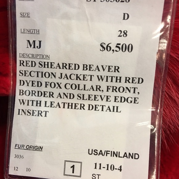 Sheared beaver jacket! - Picture 2 of 4