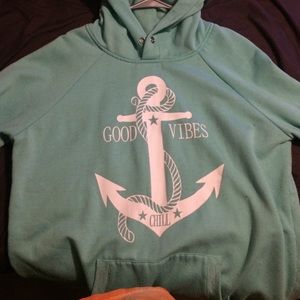 "good vibes" sweatshirt