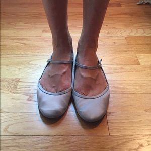 J. Crew Mary Jane Satin Flats