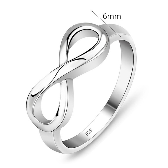 Sterling silver Infiniti ring - Picture 4 of 4