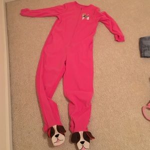 Onesie Doggie Footed PJ's