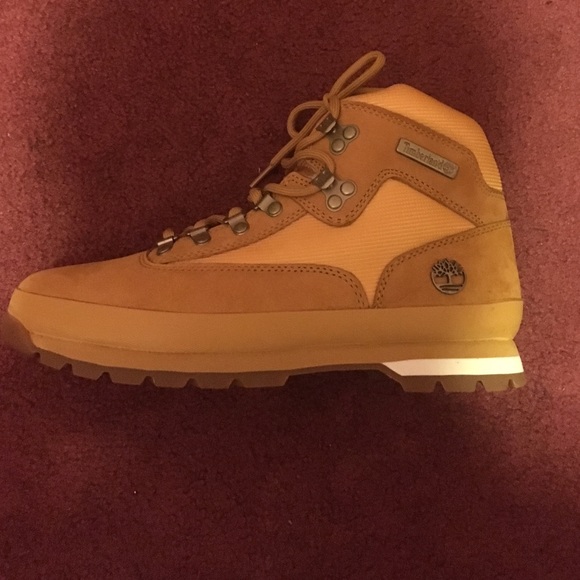 Timberland Men\'s Euro Hiker Boot Wheat Size 10(US)