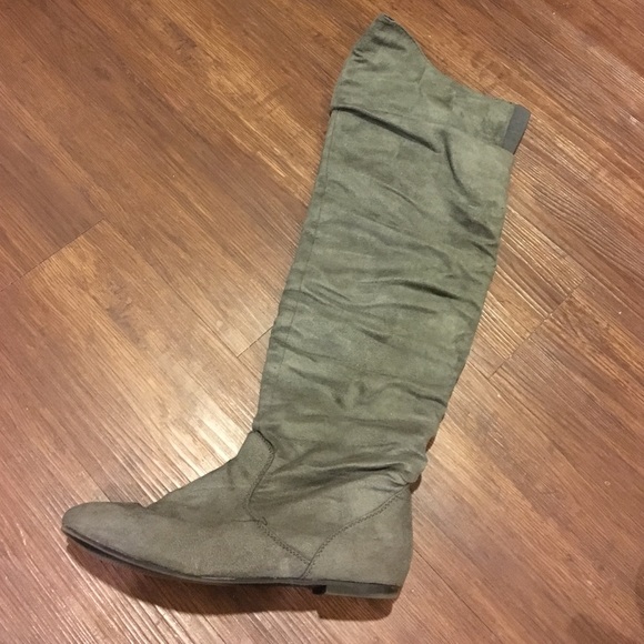 ‼️BLK FRI‼️ Knee high gray boots