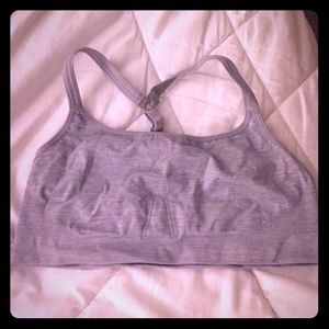 Gray Athleta sports bra size M
