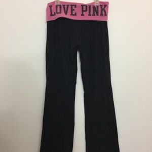 Victoria's Secret, pink, yoga pants leggings