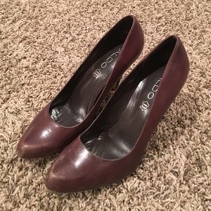Brown Aldo pumps