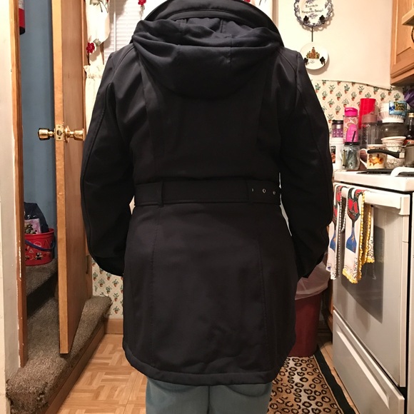 Navy blue MK coat. - Picture 2 of 4