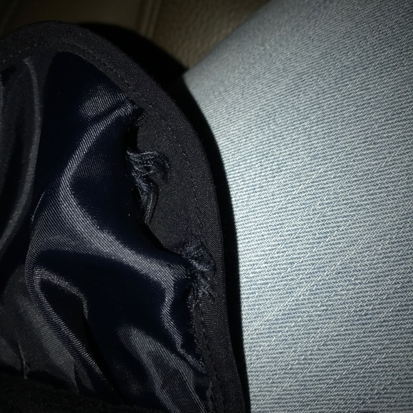 Navy blue MK coat. - Picture 3 of 4