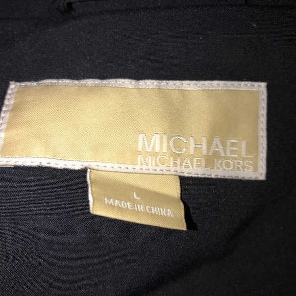 Navy blue MK coat. - Picture 4 of 4