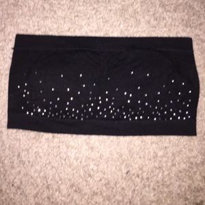 Black and gem bandeau
