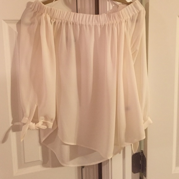 Off the shoulder blouse