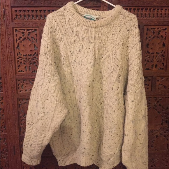 100% wool sweater made in Ireland