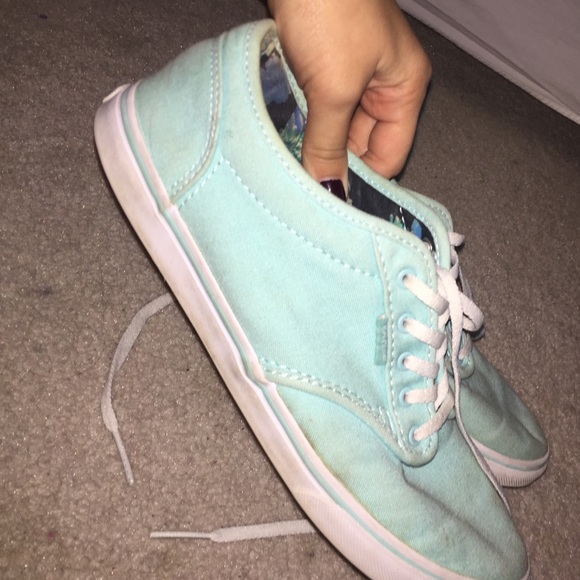 Light blue Vans