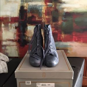 ASH Leather Lace Up Bootie