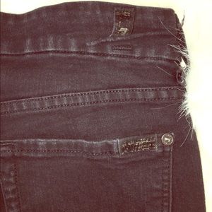 7 For All Mankind 'The Skinny' jeans in Black