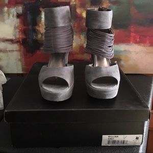 Heidi Klum Suede Platform Shoe