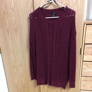 Maroon sweater