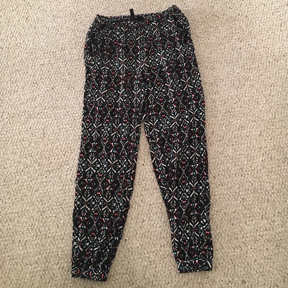 Patterned balloon pants