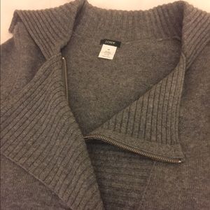 J. Crew quarter zip shawl collar sweater