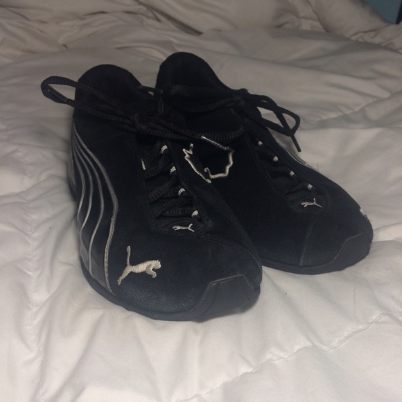Black Suede Pumas